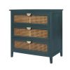 Natural Rattan 3 Drawer Dresser