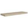 Floating Wall Shelf Oak 31.5"x9.3"x1.5" MDF - Brown