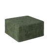 L shape Modular Sectional Sofa,DIY Compressed Sectional Sofa Modern Minimalist Style Corduroy Couch-GREEN