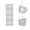 Bookcase Benzoni, Office, White - White