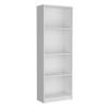 Bookcase Benzoni, Office, White - White