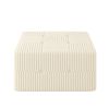 U shape Modular Sectional Sofa, Compressed Sectional Sofa Modern Minimalist Style Corduroy Couch, Sleeper Sofa-beige - as Pic