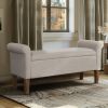 Upholstered Storage Bench - as Pic