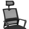 Techni Mobili Ergonomic Office Chair with Lumbar Support and Adjustable Headrest - as Pic