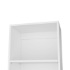 Bookcase XS Benzoni, Office, White - White