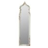 19x1.6x73.2" Oversized Full Length Floor Mirror, Vintage White Shabby Chic Wooden Frame for Leaning, Bedroom, Living Room - as Pic