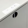 set of 2 pcs white 3 Drawer Nightstand with Charging Station and USB Ports & Power Outlets,Wooden Bed Side Table/End Table Modern Night Stands