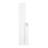 Kitchen Pantry Storage Cabinet, Modern Buffet Cabinet with Hutch, Food Pantry Cabinet with Doors and Shelves Wine Rack for Dining Room, White - as Pic