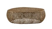T3601-50 Oval Coffee Table Gold - as Pic