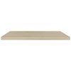 Floating Wall Shelf Oak 35.4"x9.3"x1.5" MDF - Brown