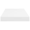 Floating Wall Shelves 2 pcs White 19.7"x9.1"x1.5" MDF - White