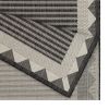 Sunshine GC_HAR2014 Anthracite 7 ft. 10 in. x 10 ft. 3 in. Indoor/Outdoor Area Rug - as Pic