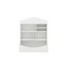 Multi-Functional 7 Shelf Bookcase, Storage Display, Rack, Organizer, White,14.37" D x 31.50" W x39.37" H - as Pic