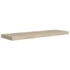 Floating Wall Shelf Oak 35.4"x9.3"x1.5" MDF - Brown