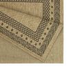 Earth GC_NTL1006 Jute/Black 7 ft. 10 in. x 10 ft. 3 in. Indoor/Outdoor Area Rug - as Pic