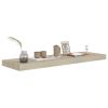 Floating Wall Shelf Oak 31.5"x9.3"x1.5" MDF - Brown