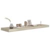 Floating Wall Shelf Oak 35.4"x9.3"x1.5" MDF - Brown