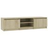 TV Stand Sonoma Oak 55.1"x15.7"x14" Engineered Wood - Brown