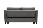 69" 3 in 1 Convertible Queen Sleeper Sofa Bed, Modern Fabric Loveseat Futon Sofa Couch w/Pullout Bed-Dark Grey