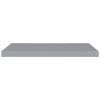 Floating Wall Shelf Gray 31.5"x9.3"x1.5" MDF - Grey