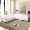 Yohan Reclining Sectional Sofa - White Boucle - as Pic