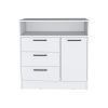 Drawer Dresser Torrey, Bedroom, White - White