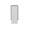 Folding Dining Table Evart, Living Room, White / Macadamia - White / Macadamia
