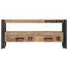 TV Stand 39.4"x11.8"x17.7" Solid Wood Mango - Brown