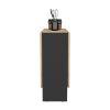 Folding Dining Table Evart, Living Room, Black / Macadamia - Black / Macadamia