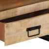TV Stand 39.4"x11.8"x17.7" Solid Wood Mango - Brown