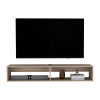 Floating Tv Stand Moore, Living Room, White Oak - White Oak