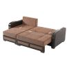 PrimeNest Azura Upholstered Convertible Sectional with Storage - as Pic