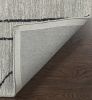 Abbey Valetta Natural, Brown, and Black Wool Handwoven Area Rug - as Pic