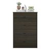 Classic 4 Drawer Dresser; Dark Oak; Espresso; Dove Grey; Antique Oak; Walnut; White - espresso