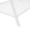 House Bed Tent Bed Frame Twin Size Metal Floor Play House Bed with Slat for Kids Girls Boys , No Box Spring Needed White - as pic