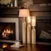 Metal decorative vases High distress metal center vases with growing vine patterns