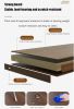 Rotating Bookshelf, 360 Display Corner Bookshelf for Small Space, 6 Tier Bookcase Storage Rack with Wheels, Wood Narrow Organizer
