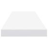 Floating Wall Shelf White 35.4"x9.3"x1.5" MDF - White