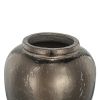 13x13x16" Round Sienna Brown Ceramic Accent Vase - as Pic