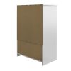 Classic 4 Drawer Dresser; Dark Oak; Espresso; Dove Grey; Antique Oak; Walnut; White - dove gray
