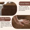 Modern Sofas Couches For Living Room, Comfy Couch With Extra Deep Seats,For Small Spaces, Living Room, Bedroom - brown