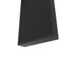 7-piece dining table set;  dining table and chair for 6 - Black