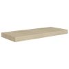 Floating Wall Shelf Oak 23.6"x9.3"x1.5" MDF - Brown