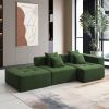 105.5''L Shaped Modular Sectional Sofa,Wide and Deep Seat,Minimalist Wrinkle-resistant Corduroy Couch
