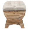 Storage Bench 40.6" Solid Wood Fir - Multicolour