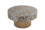 T 1207-32 Coffee Table Finished With Mother Of Pearl Top - as Pic
