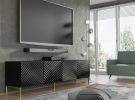 Surf 200 TV Stand black matt / black gloss - Default