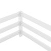 Twin Size Floor Bed, Montessori Floor Bed with Fence, Kids Montessori Bed Twin Size, Wood Montessori Floor Bed for Kids, Girls, Boys(WHITE) - as Pic
