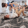 LOOM & LUXE Collection 2X3 L.Brown /Abstract Non-Shedding Living Room Bedroom Dining Home Office Stylish and Stain Resistant Area Rug - as Pic