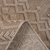 LOOM & LUXE Collection 5X7 Natural /Traditional Indoor/Outdoor Area Rug - as Pic